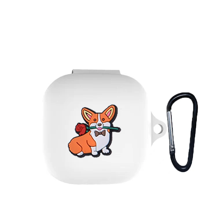 حافظة كرتونية لهاتف 1MORE AERO حافظة على شكل حيوانات للكلاب/القط/الزهرة غطاء سماعة أذن من السيليكون صندوق سماعة الرأس