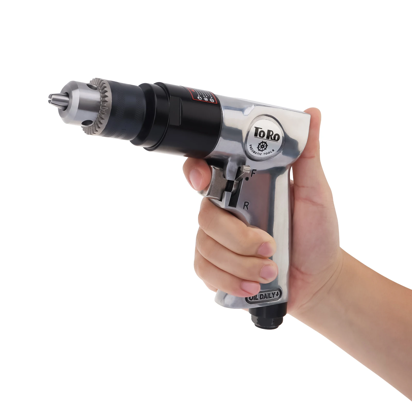 تورو العملي TR-5100 3/8 "1800rpm عالية السرعة اللاسلكي مسدس نوع هوائي بندقية الحفر عكسها الهواء الحفر ل حفر حفرة
