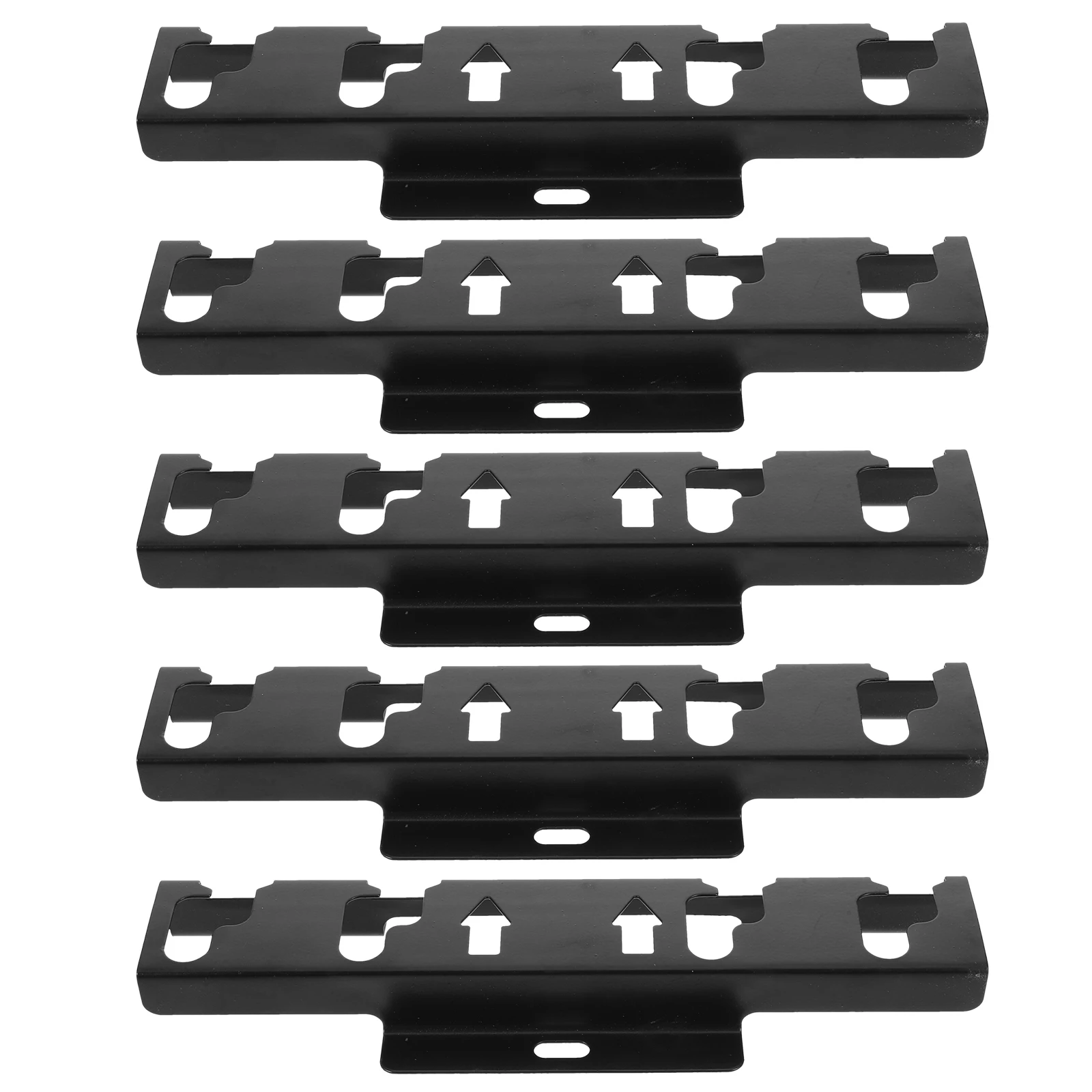 

5 Sets Hanger Floating Shelf Bracket Heavy Duty Wall Brackets Liquid Crystal Mount Black Home