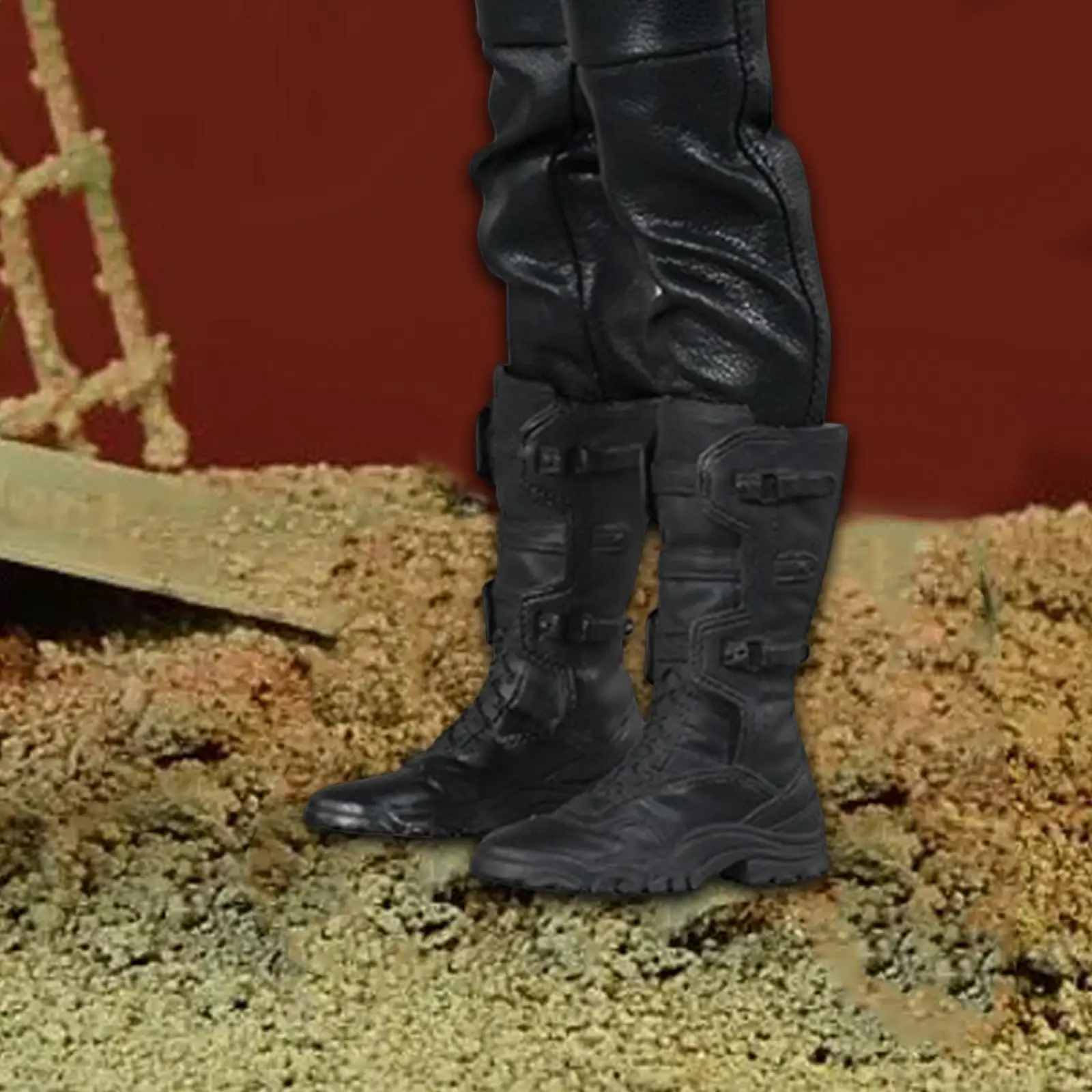 2x1/6 escala leggings botas botas de trabalho acessórios roupa figura botas traje meados de bezerro botas para 12 ''Polegada boneca figuras traje