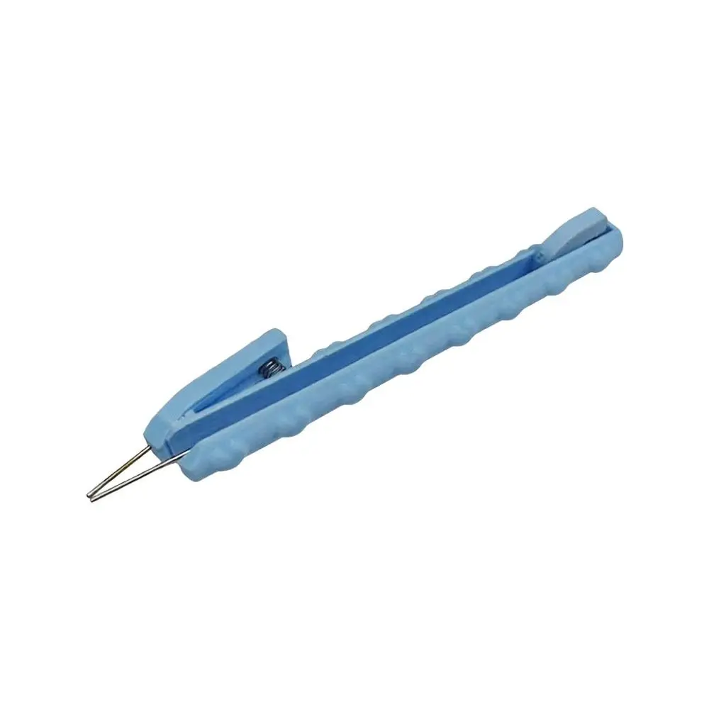 Plastic Fuse Bead Pen No-Clog Mechanism Portable Perler Bead Pen Press Activated Handmade Automatic Bead Dispenser