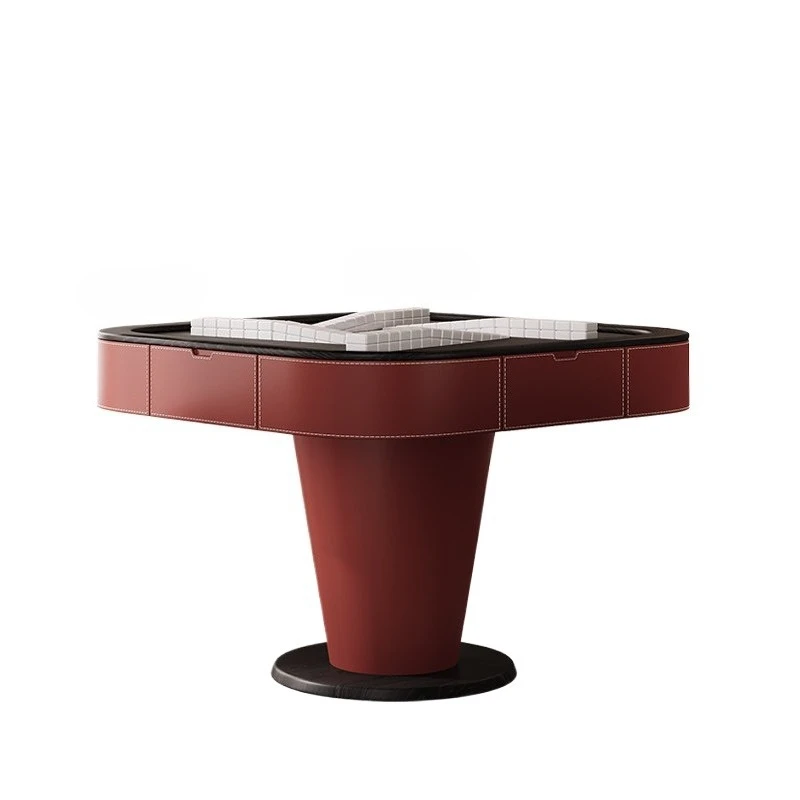 Solid mahjong table, dining table dual-purpose Italian family villa living room fully automatic, mahjong machine