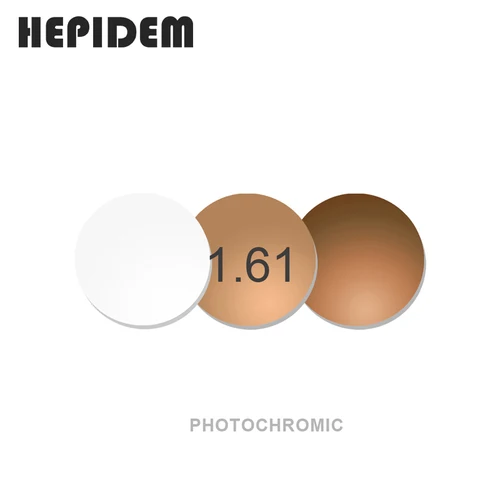 Imagen 1 del producto Personalizado 1,56 1,61 1,67 (-0,50 ~-8,00) CR-39 óptico fotocromático lentes asféricos de resina gafas de sol para miopía Lentes