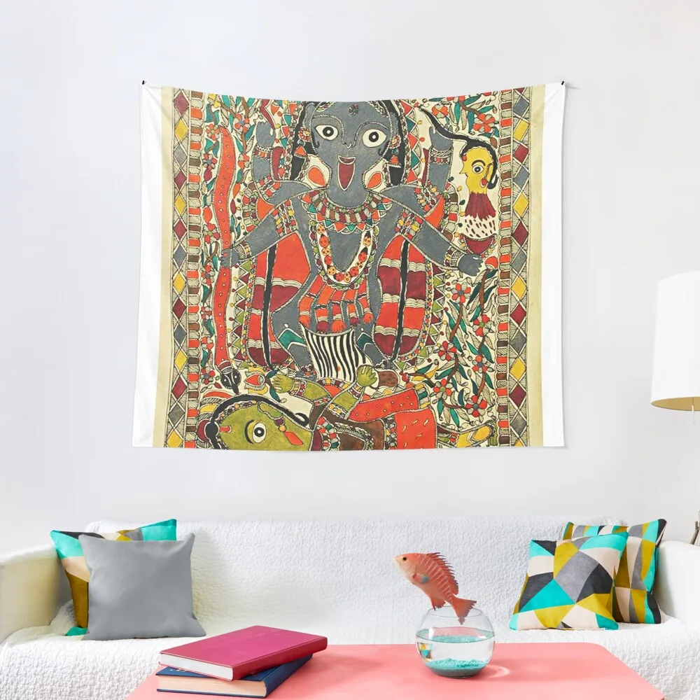 

Hindu Kali 2 Tapestry Living Room Decoration Room Decor Korean Style Decoration Pictures Room Wall Aesthetic Home Decor Tapestry