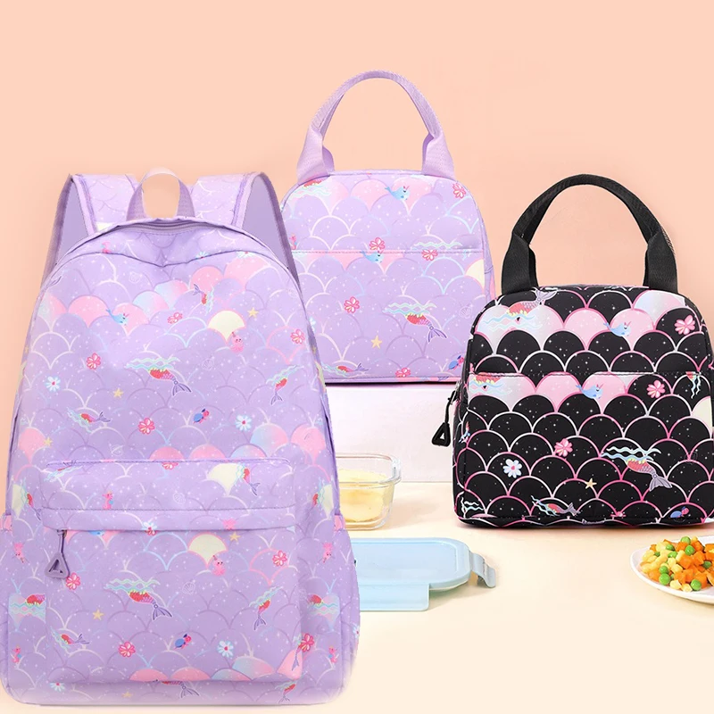 3 قطعة مجموعة KPop شيطان هنتر ظهره طالب المراهقين المدرسية فتاة مراهقة السفر التدرج Mochilas حقيبة الغداء حقيبة الظهر #6