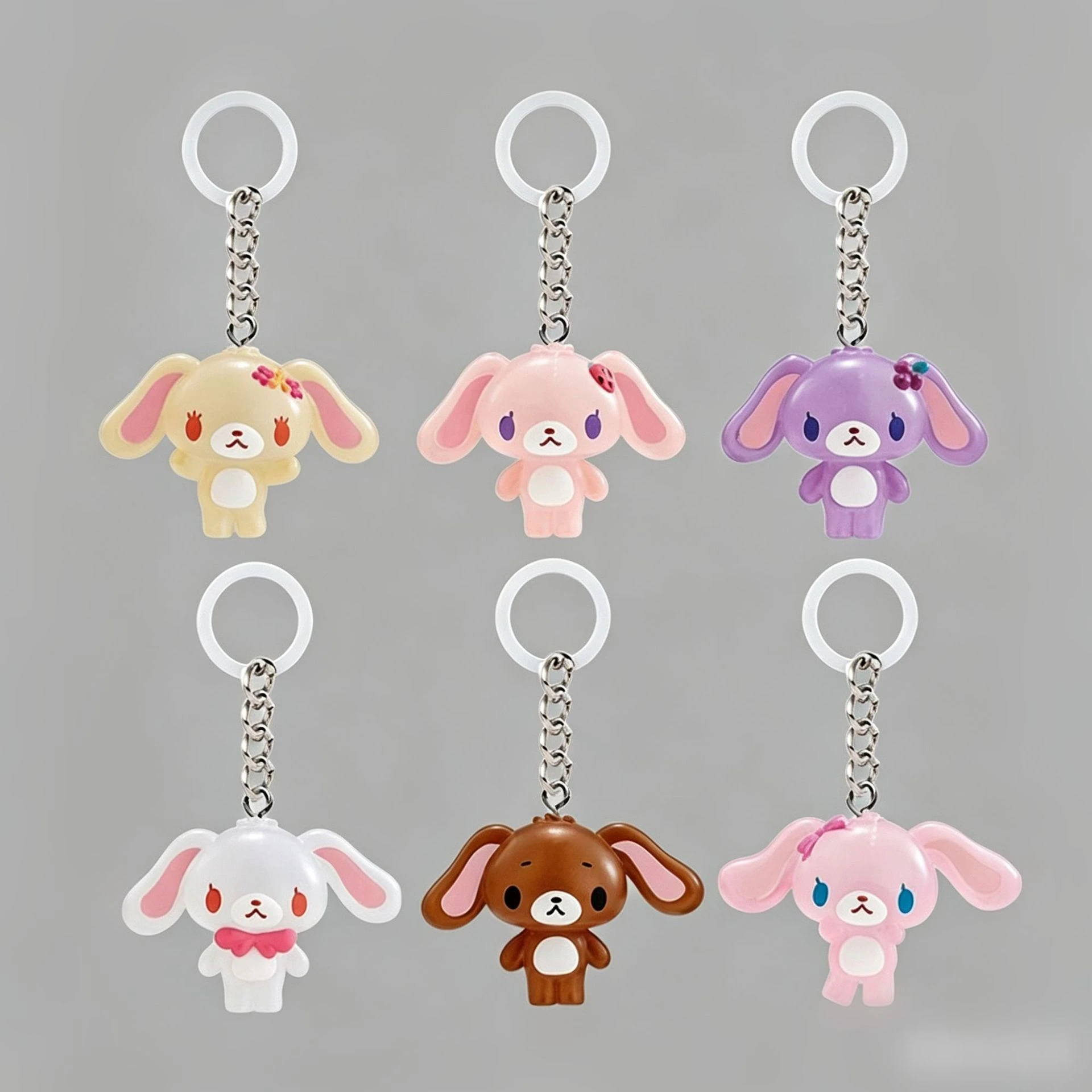 Sugarbunnies Blind Box Pendant Cute Kurousa Caramel Dessert Bunny Mini Figure Charm Umbrella Bag Decor Kawaii Collectible view 5