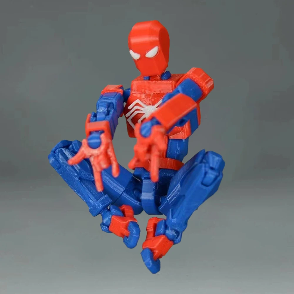 3D Printed Spiderman Venom Marvel Legends Superheros Toys Action Figures Anime Multi-Jointed Shapeshift Mannequin Model Gifts