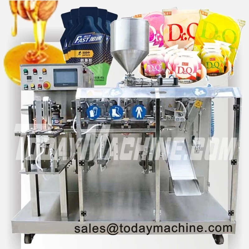 Automatic Spout Pouch Filling Seal For Liquid Juice Water Yogurt Oil Bag Standup