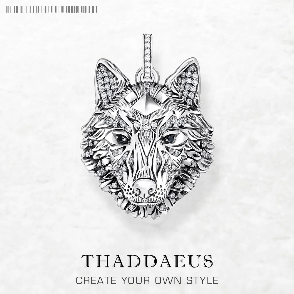 Pendant Wolf Brand New Fine Jewelry Europe Style Accessories Rebel Punk Gift For Women & Men