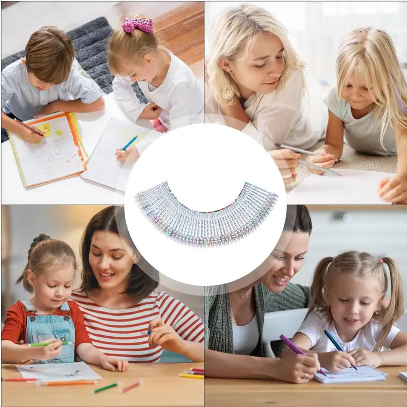 أقلام جل أكريليك ثلاثية الأبعاد 1.0 مللي متر أقلام طلاء جل أكريليك حبر سريع الجفاف 36 لون لوازم فنية أدوات مكتبية لبطاقة الكتابة السلسة