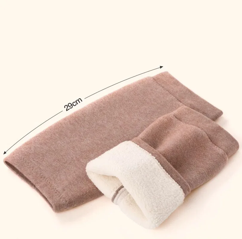 منصات الركبة الصوفية والسميكة المقاومة للبرد يمكن أن تحافظ على دفء مفصلات الركبة الخاصة بك، والتي هي المعدات الأساسية للخريف والشتاء