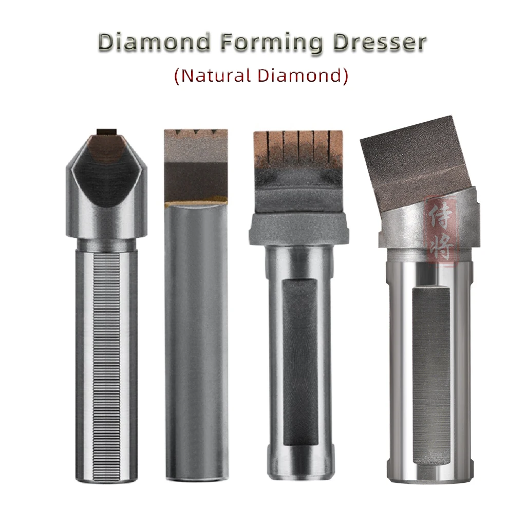 Natural Diamond Strip Forming Dressing Pen Straight Shank Grinding Wheel Dresser Diamond Tool CNC Grinding Dressing Tool