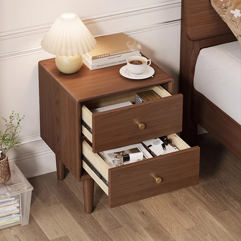 Holz Mobile Nachttisch Schlafzimmer Kaffee Kleine Lagerung Nachttisch Schubladen Luxus Librero Decor Organizer Muebles Home Möbel