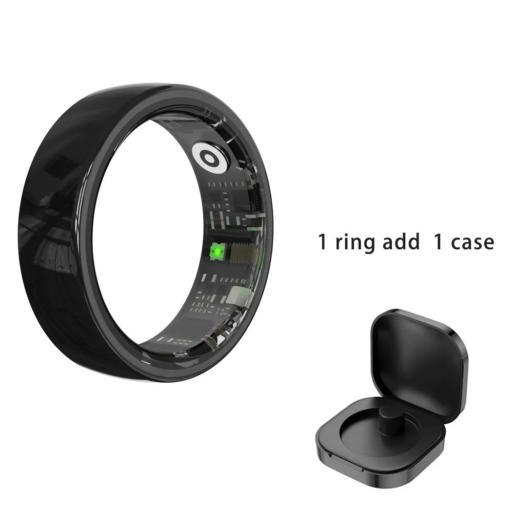 MoriTech Smart Couple Ring Multiple Sports Modes Pedometer Fitness Rings Bluetooth Connection Heart Rate Sleep Monitoring 5ATM
