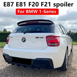 For BMW 1 Series E87 E81 F20 F21 116i 120i 118i M135i spoiler 2005 to 2019 high quality carbon fiber color ABS Roof spoiler