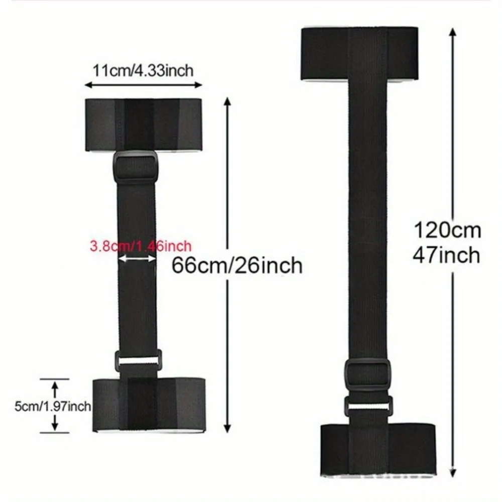 1/2Pc Ski Board Strap - Adult Ski Shoulder Strap Double Board Carry Strap Adjustable Ski Binding Gear for Easy Transport Walking view 6