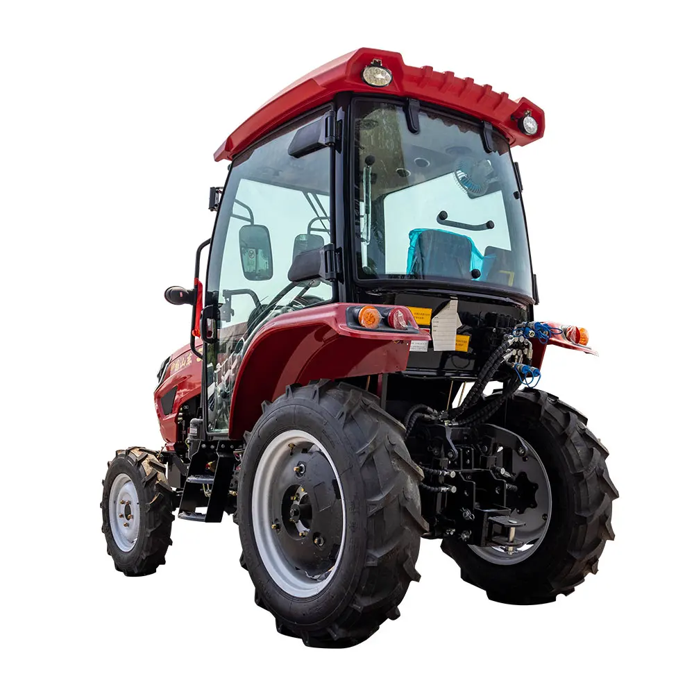 Four Wheel Drive 50HP Farm Tractor with Cabin Reliable and Comfortable for Field Operations