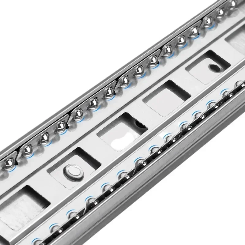 Undermount Heavy Duty Drawer Slides Full Extension Bottom Mounted Hidden Under Ball Bearing Metal Rails Track Guide 1 Pair