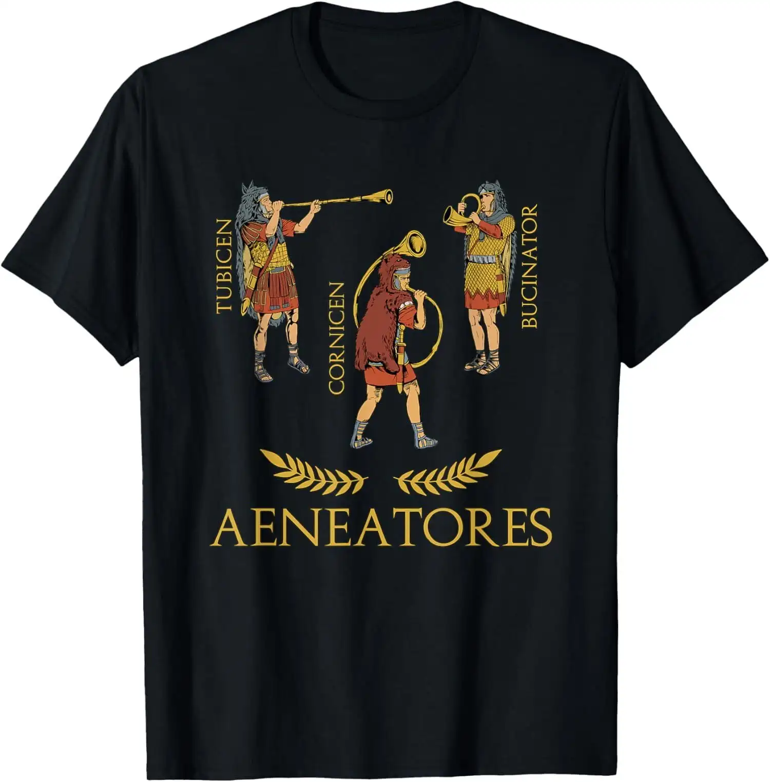 

Roman Musicians In The Legion - Aeneatores T-Shirt 100% Cotton O-Neck Short Sleeve Summer Casual Mens T-shirt Streetwear