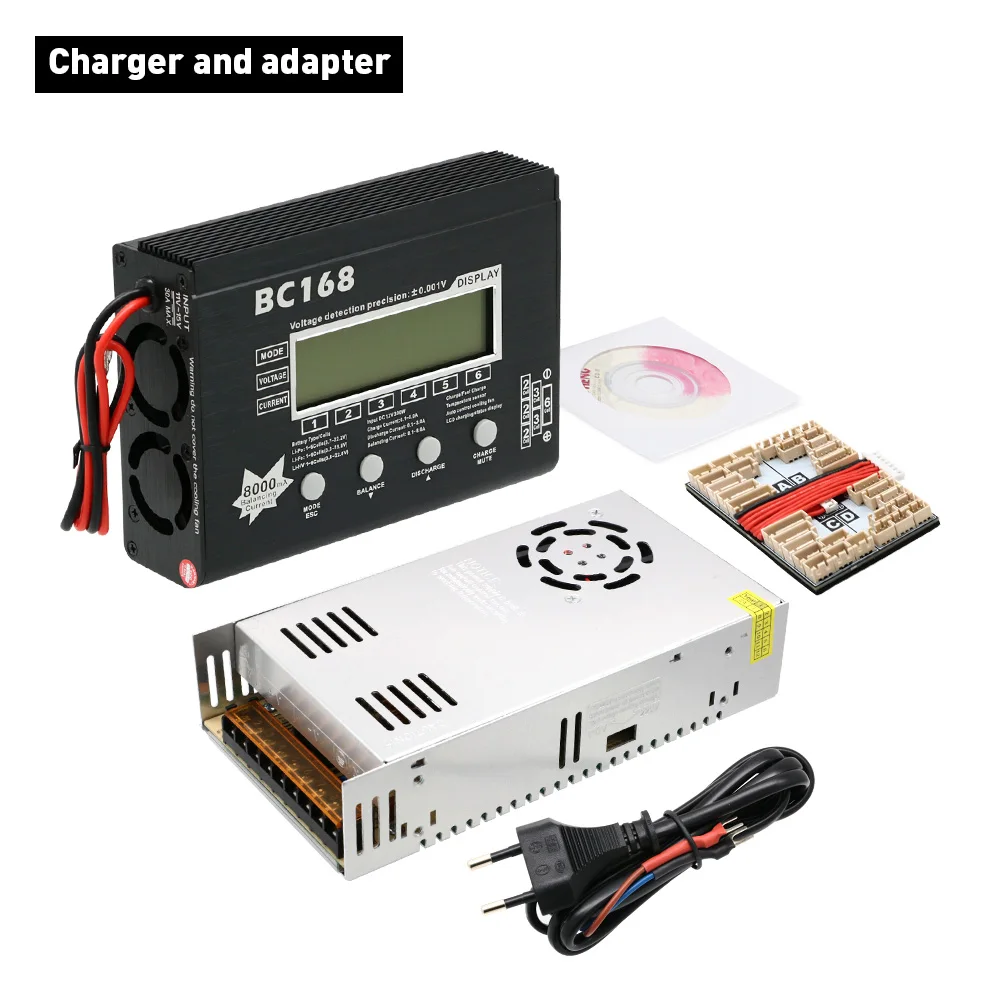 

AOK BC168 1-6S 8A 200W Super Speed LCD Intellective Balance Charger/Discharger for Lipo Battery Rc Toys