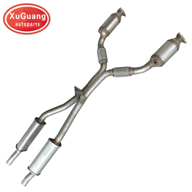 XG-AUTOPARTS Euro4 OBDII EPA Direct Fit High Quality Automotive Parts Three Way Catalytic Converter For Audi A6L 2.4 2.8