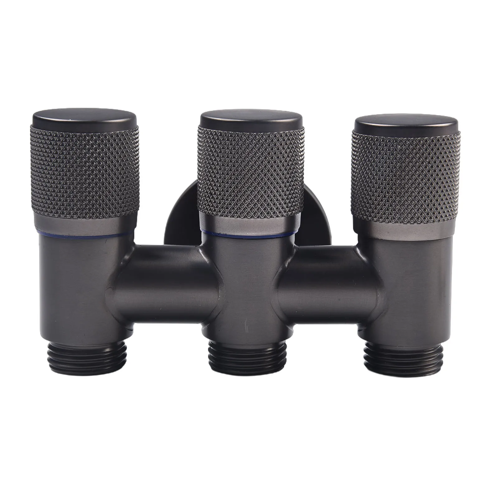 صمام تحويل المياه للمرحاض والتحكم في زاوية الصنبور ثلاثي الاتجاهات جميع المواد النحاسية للاستخدام في الحمام والمطبخ