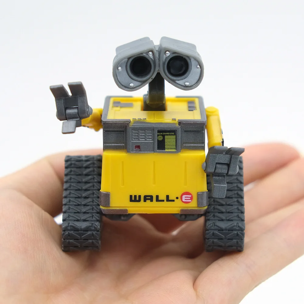 Новинка: Набор фигурок Wall-E и EVE из ПВХ - Коллекционные модели роботов с подарочной коробкой