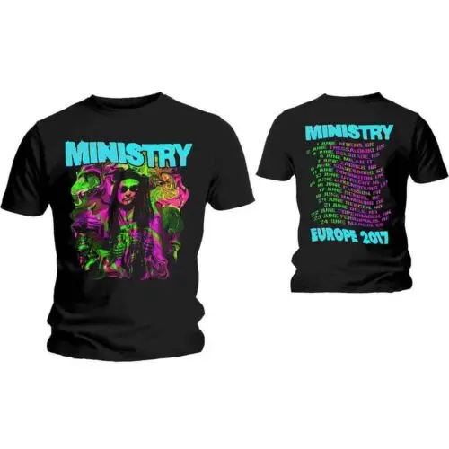 Ministry Trippy Al T-Shirt Black New