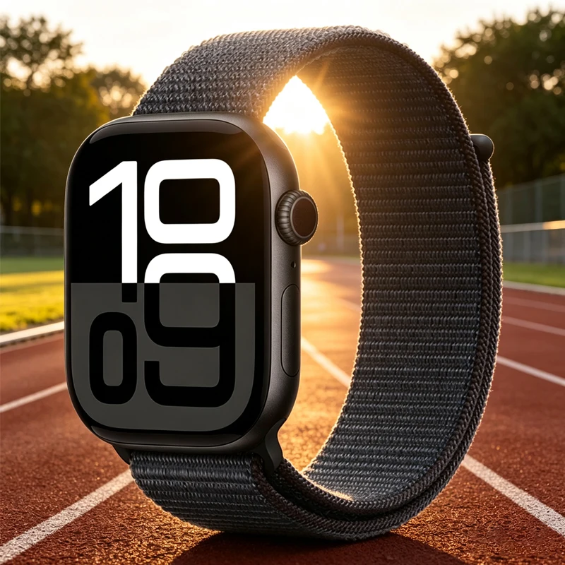 Correa de nailon oficial para Apple Watch 11, pulsera de 42mm, 46mm, 44mm, 40mm, 41mm, 45mm y 49mm, serie iWatch 11, 10, 9, 8, 7, 6, 5, SE3, Ultra
