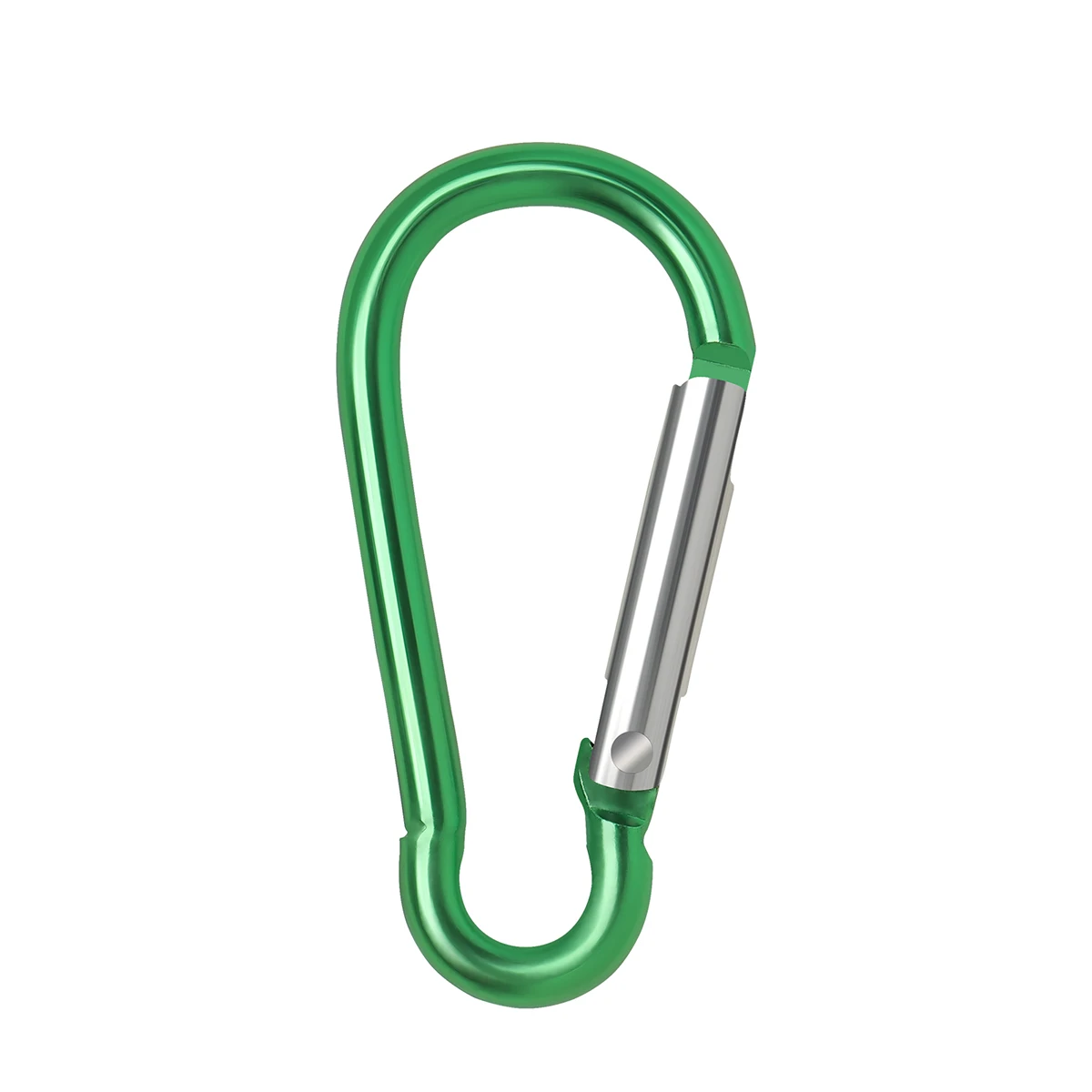 5/10/50/100pcs Aluminum Carabiner Key Chain Clip Outdoor Camping Keyring Snap Hook Water Bottle Buckle Kit Climbing Accessories