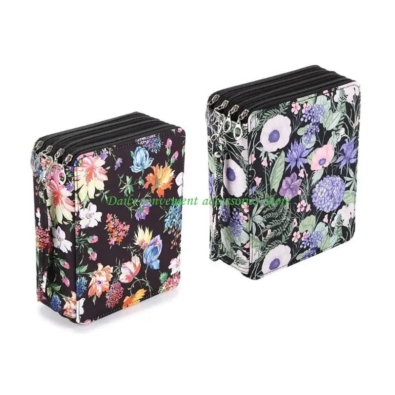 97QB أكياس تخزين قلم قلم رصاص عالية السعة 168 قلم قلم قلم قلم ملون متعدد الوظائف. #3