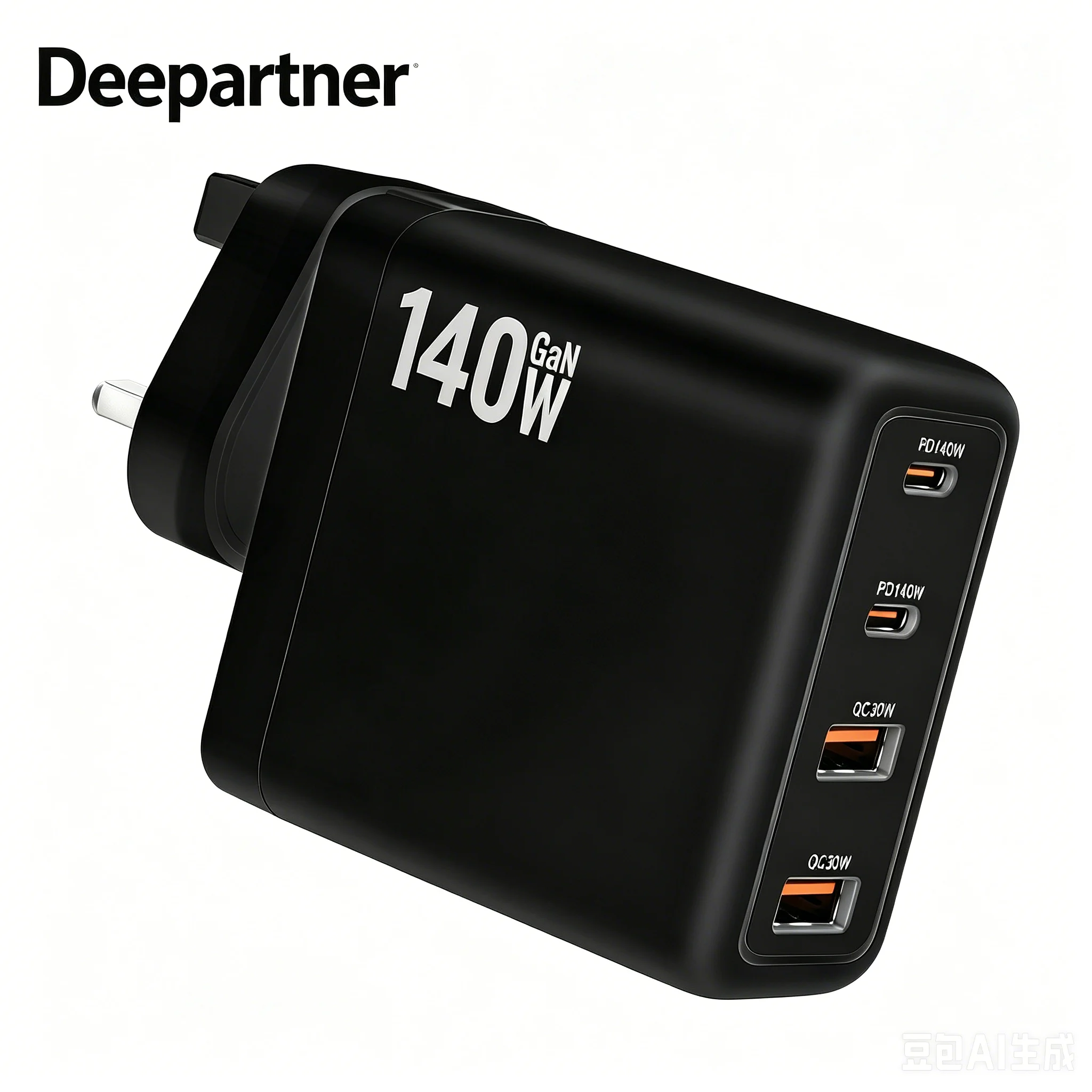 

140W USB Wall Charger GaN 4-Port Type-C PD Fast Charge 3.0 for iPhone 16 15Pro Samsung Huawei Xiaomi Oppo Vivo - Mobile Charging