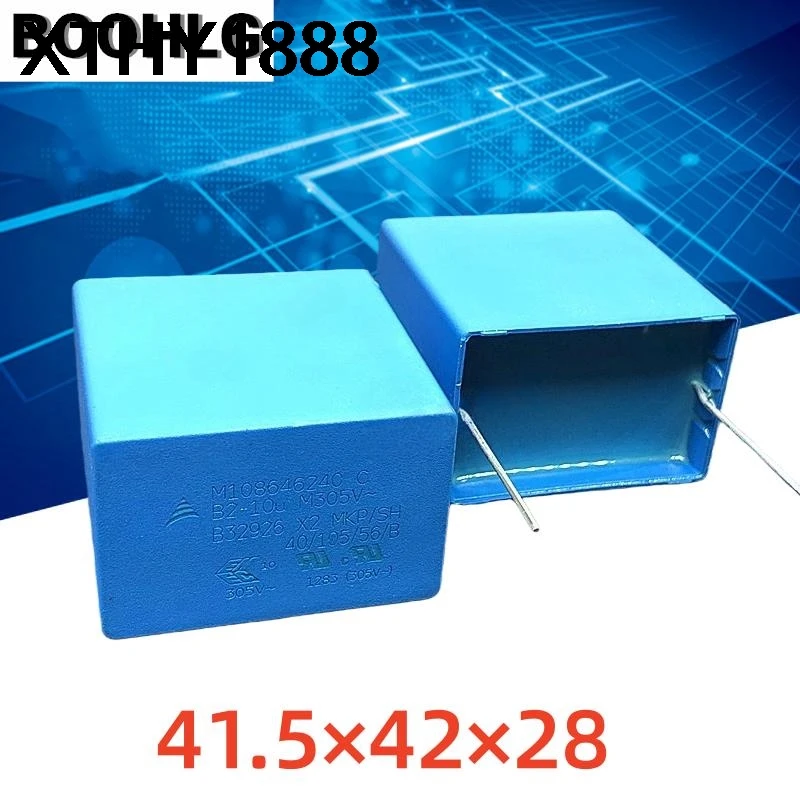 

2 шт. 10 мкФ 305 В 305 В переменного тока MKP X2, защитный конденсатор для аудиосистем