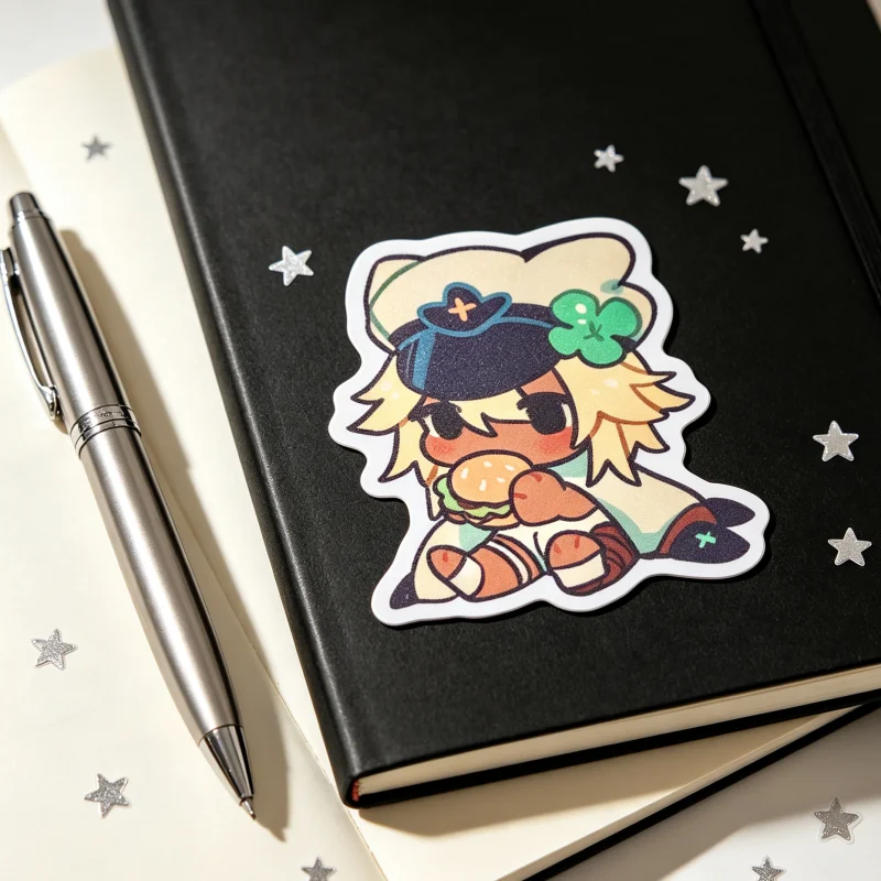 Ramlethal Valentine Guilty Gear Waterproof Vinyl Sticker, Anime Cosplay Accessory, Decal for Laptop Water Bottle Car Gamer Gift view 5