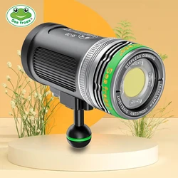 Seafrogs New Model SF70 100meter Depth Waterproof 7000LM Photography Video Light With Optical Fiber Interface Diving Touch