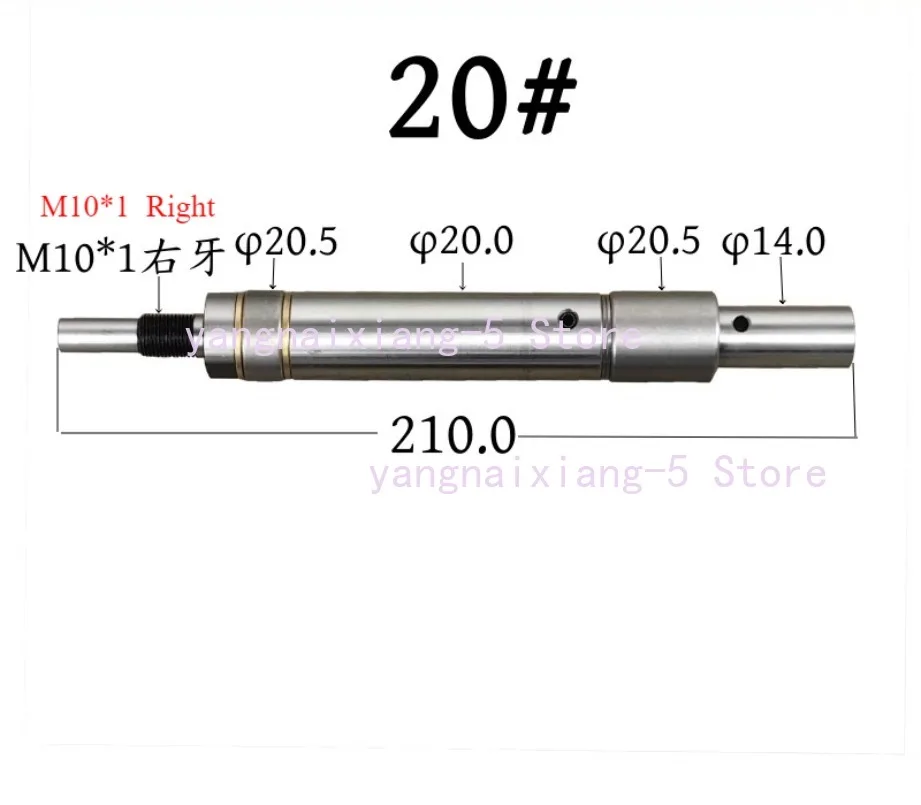 

20# For IEMCA Revolving tip rotary joint M10*1 Right Thread Automatic Bar Feeder Parts 1PC