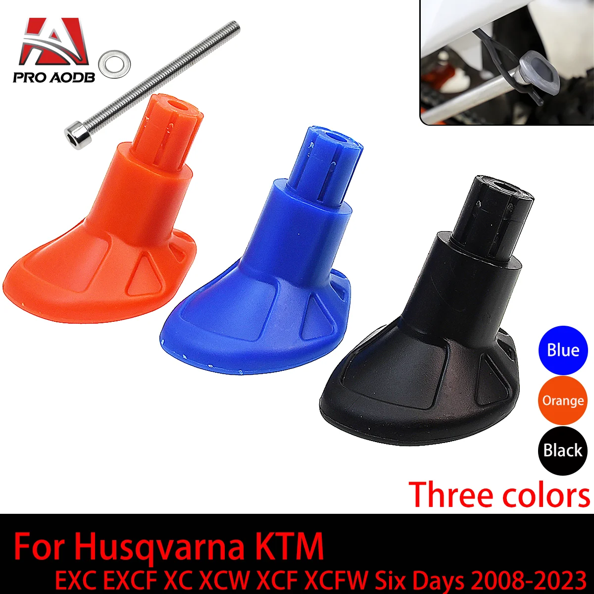 

Motocross ABS Plastic Side Stand Kick Stand Base Foot For Husaberg KTM Husqvarna GasGas EX EC EXF ECF 125-300 250-450 2021-2023