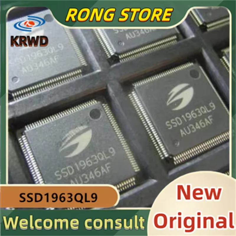 (5PCS)  SSD1963QL9 New and Original Chip IC  SSD1963 LQFP-128 1215KB