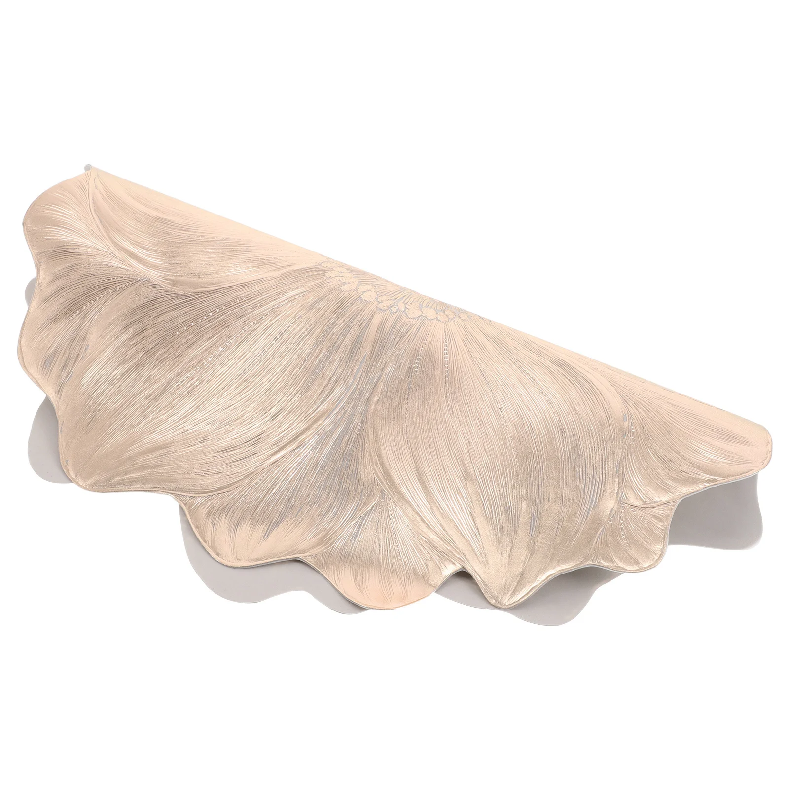 

Gold Floral Table Mats Round Heat Resistant Placemats Non Slip Dining Table Protector Kitchen Mat Bowl Cup Insulated Pad