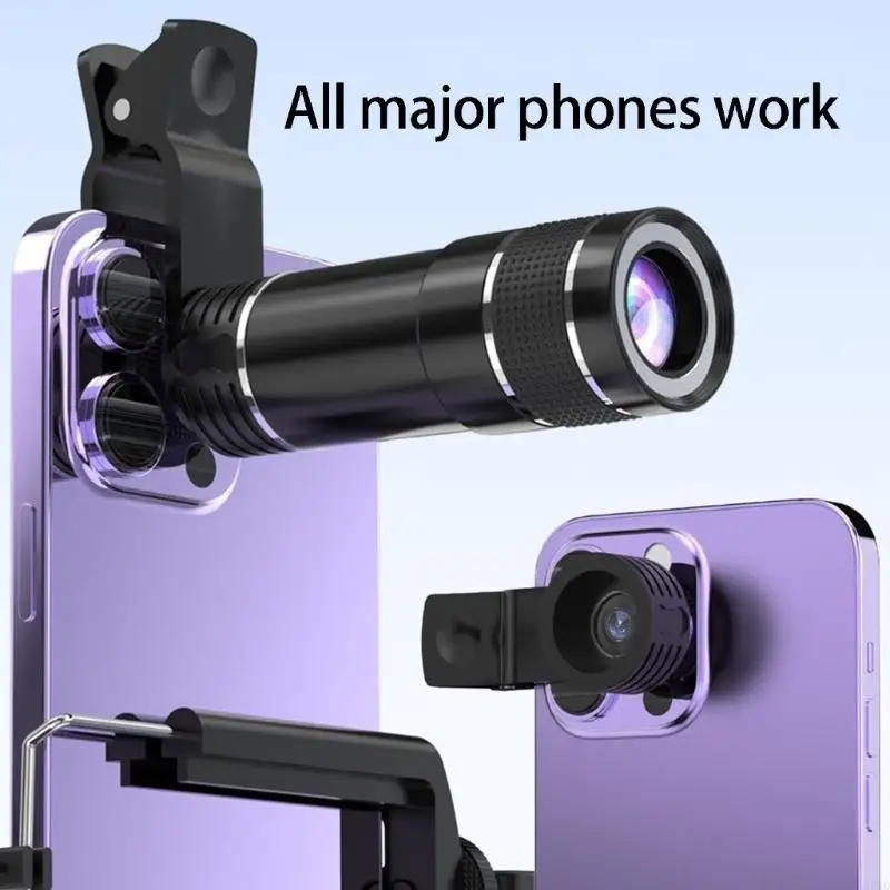 

Professional 20X Magnification Lens For Smartphones Portable For Wildlife And Scenic Photography H8WD