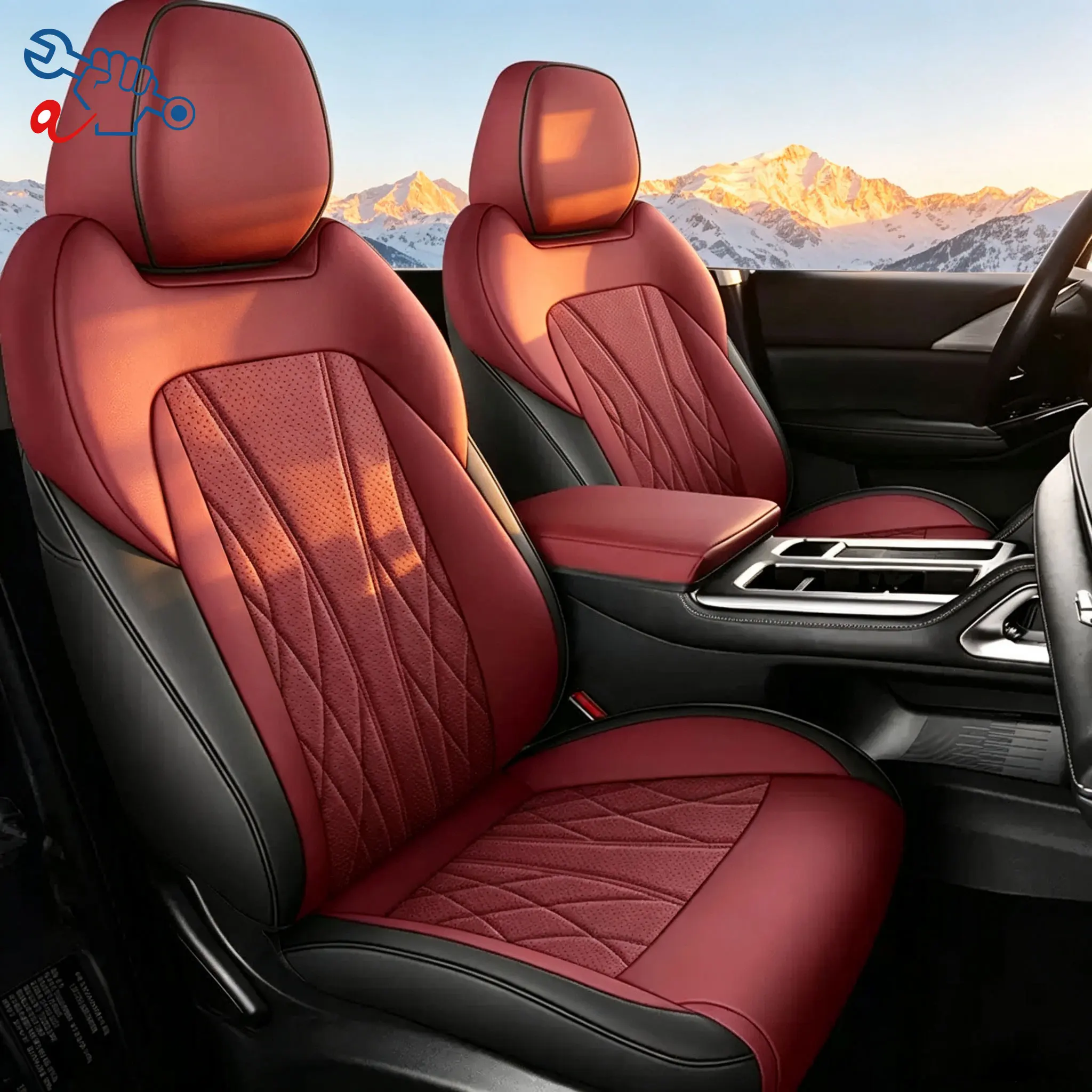 Left-Drive Car Seat Cover For Changan Hunter 2024–2026 All Season Seat Cushion Custom Fit Full Surround Protective Covers