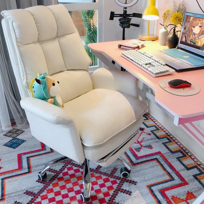 Household Goods Computer Chair Household Swivel Chair Study Office Sedentary Boss Chair Reclining E-sports Chair Live Soft Seat