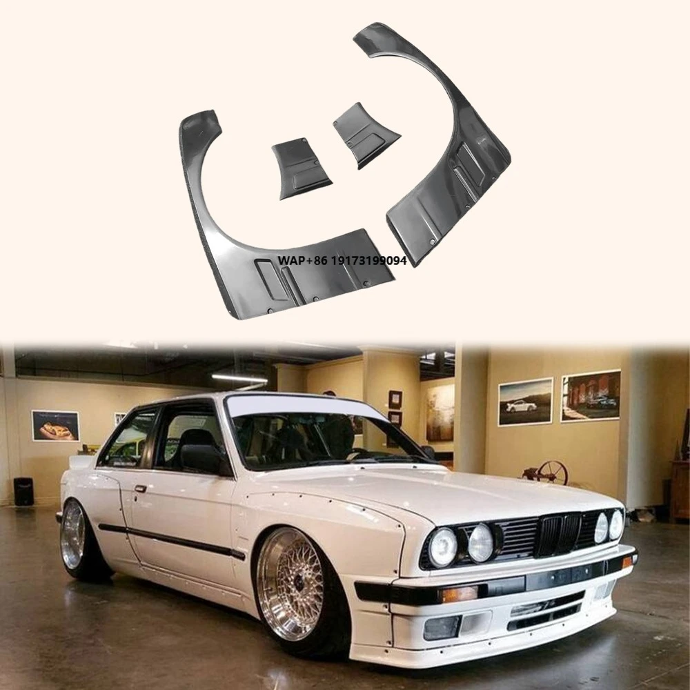 

Для BMW E30 82-94: Непокрашенные расширители передних крыльев из стекловолокна в стиле RB