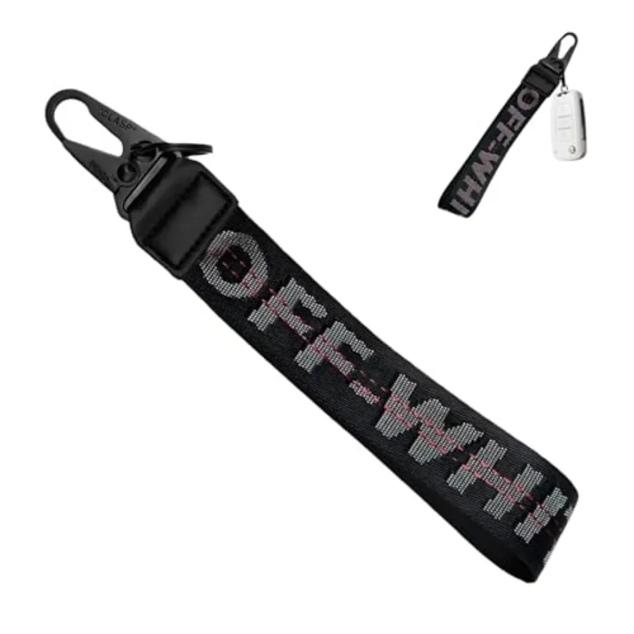 

Car Key Chain, Webbing Keychain Wrist Strap, Car Key Accessories, Wallets, Jeans Trendy Letter Pendants