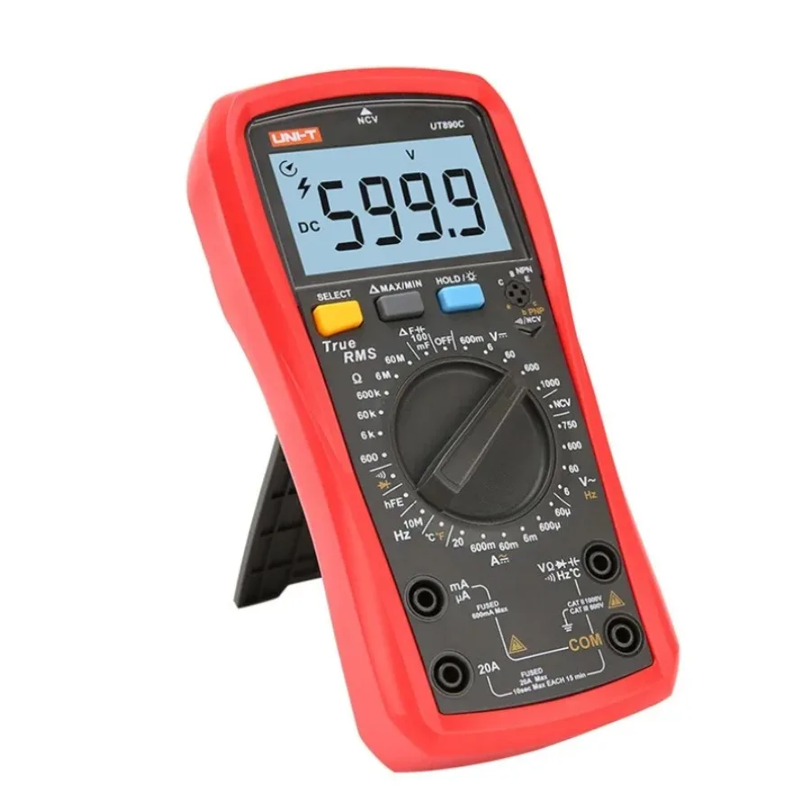 1PC NEW UNI-T UT890C/890D+ Digital True RMS Handheld Multimeter AC/DC Frequency Teste In Stock Original Box#familitrade