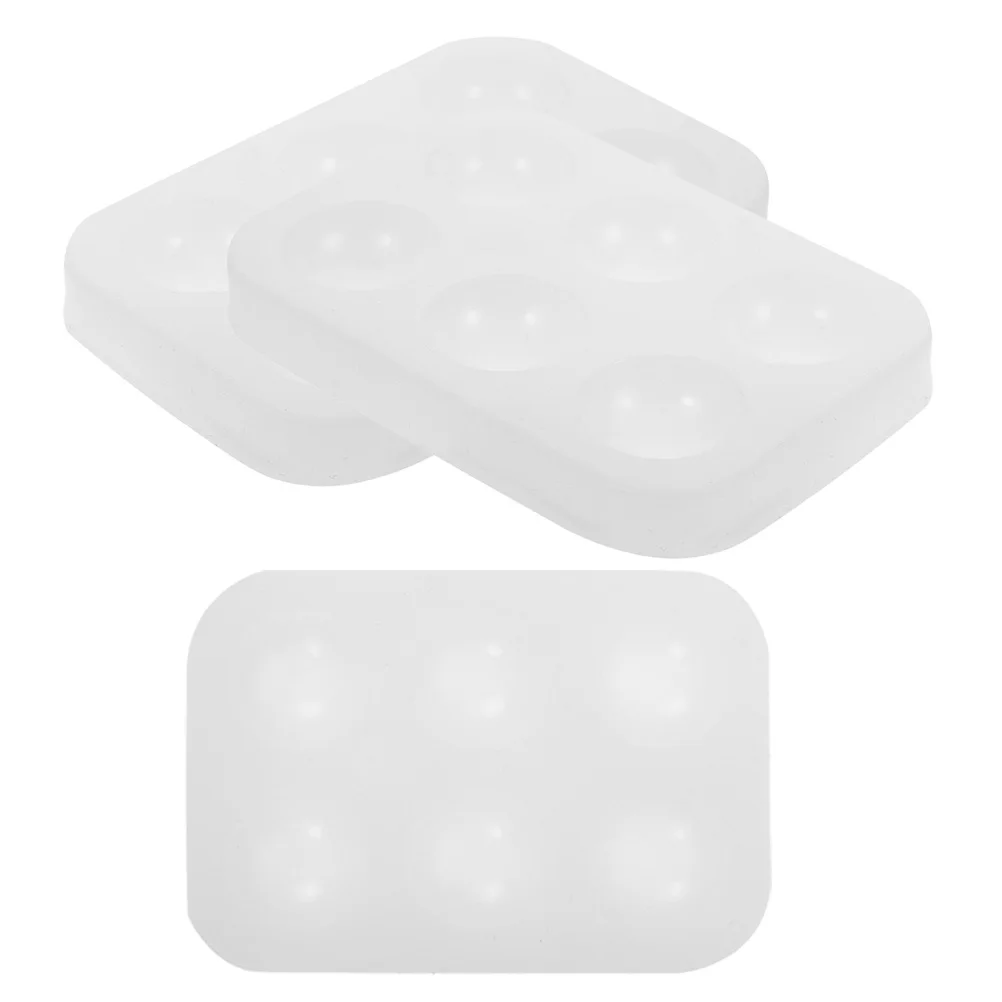 

3 Pcs Tray Reusable Paint Palette Watercolor Mixing Container Empty Pallet Painting