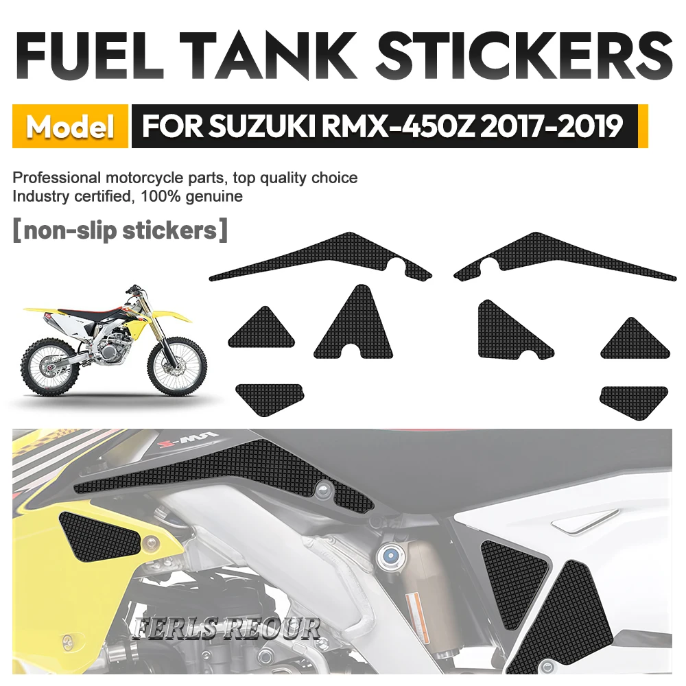 

Motorcycle fuel tank sticker For SUZUKI RM-Z450 2008-2017 Scratch Gas Fuel Tank Pad Sticker Decal Damping and buffering