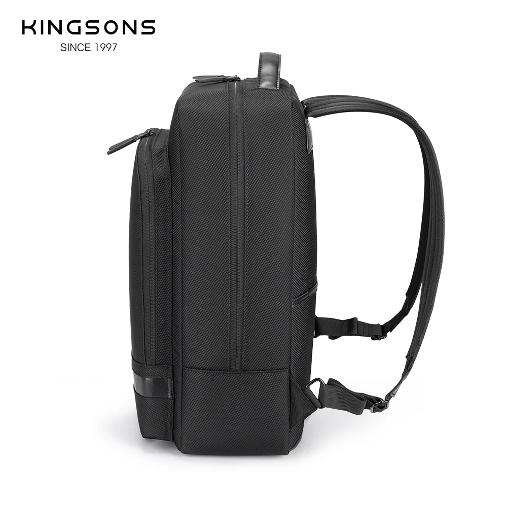 Kingsons Backpack Men\'s Business Backpack Travel Backpack Lightweight Book Large Capacity  15 inch Laptop Backpack