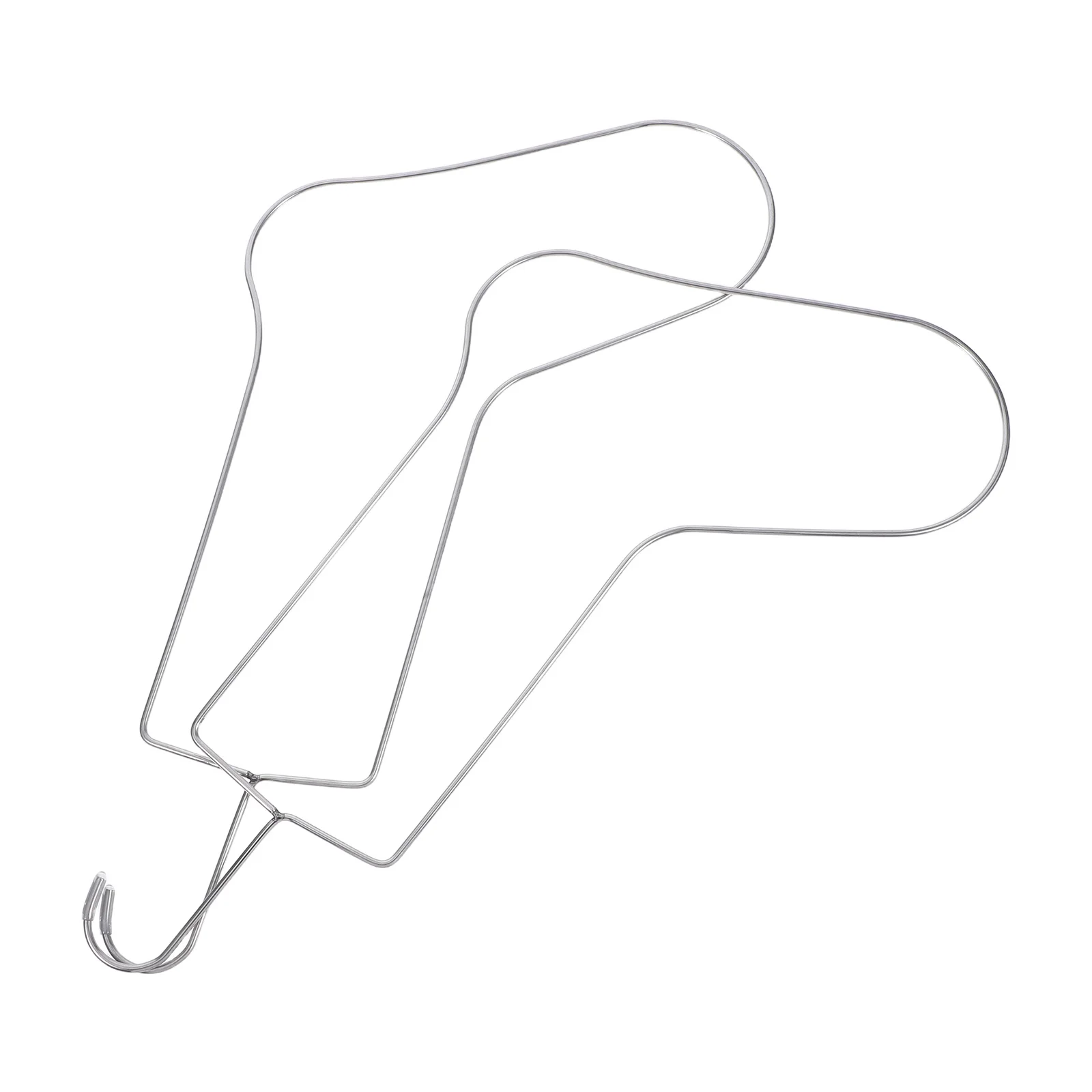 

2pcs Blocker Stainless Steel Sock Drying Hanger Rack For Knitting Crochet Socks Display Drying Multifunctional Metal Sock