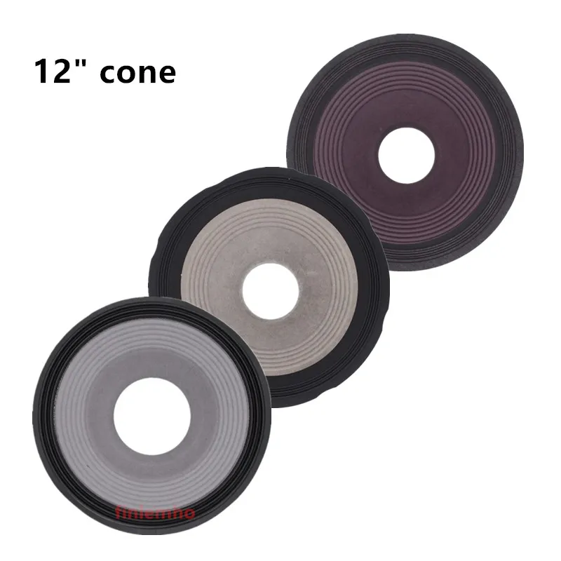 1PC Speaker Woofer Paper Cone 296mm W Shape Cloth Surround Repair Kit Voice Coil 75.5/100mm For Home Theater Studio DIY System